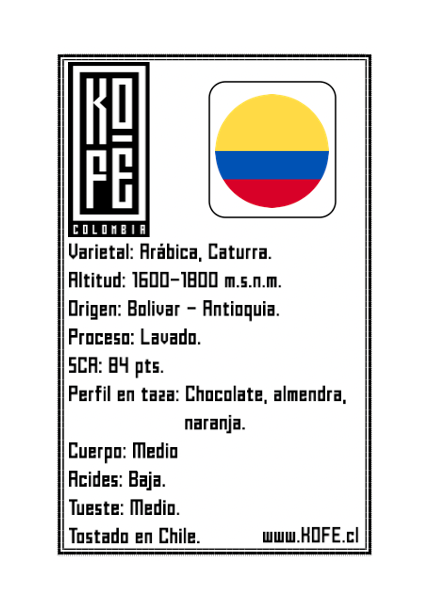 Colombia Antioquia 500 g