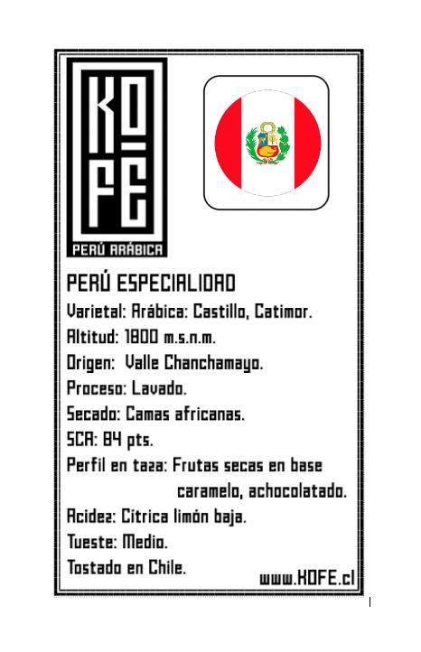 Perú 250 gr.