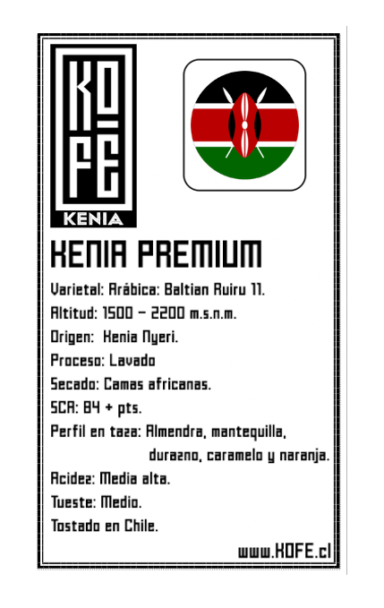 Kenia Premium 250gr.