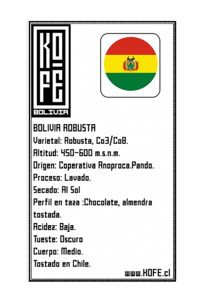 Bolivia espresso 1 Kg
