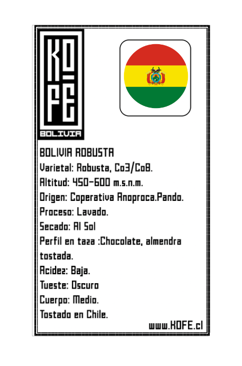 Bolivia espresso 500gr.